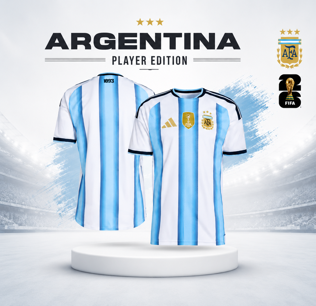 Argentina 2026 World Cup Home Jersey - Player Edition